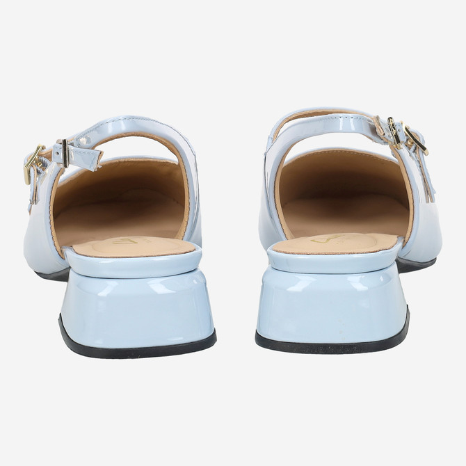 Clarks Daiss30 Dazz - Blau, hell - Seitenansicht