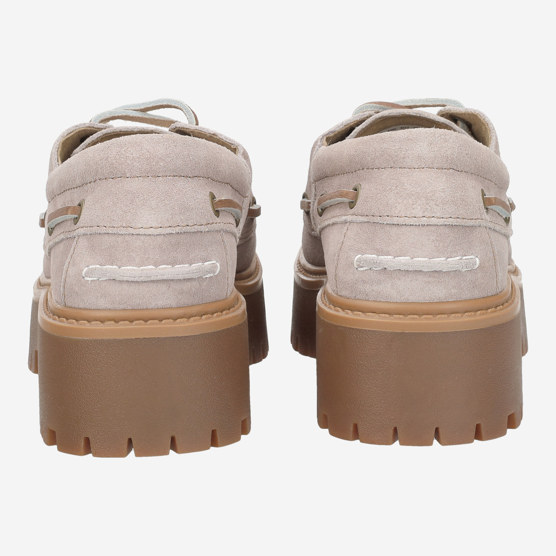 Timberland A2GVF STONE STREET BOAT SHOE - Grau - Seitenansicht