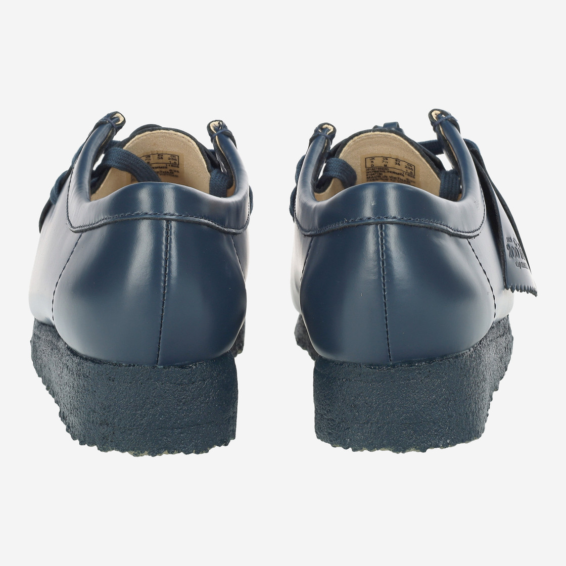 Clarks Wallabee. - Blau - Seitenansicht