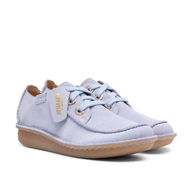 Clarks Funny Dream - Blau, hell - Seitenansicht