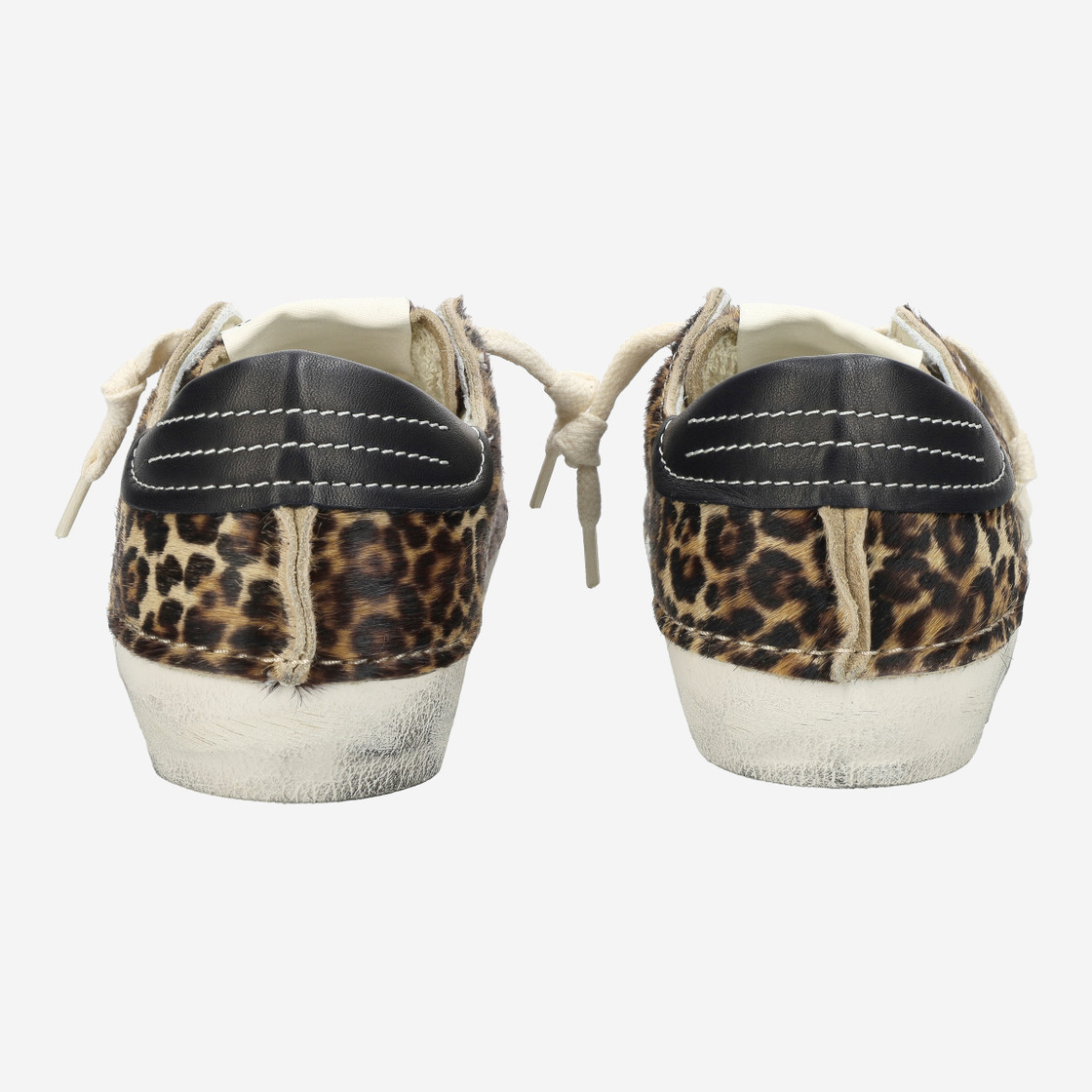 Philippe Model PRSX LOW - Braun / Leo-Look - Seitenansicht