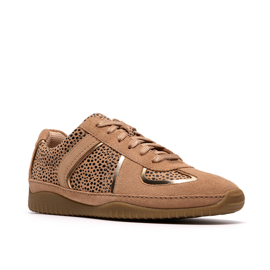 Clarks Meridor Lo - Beige , Leo-Look - Seitenansicht