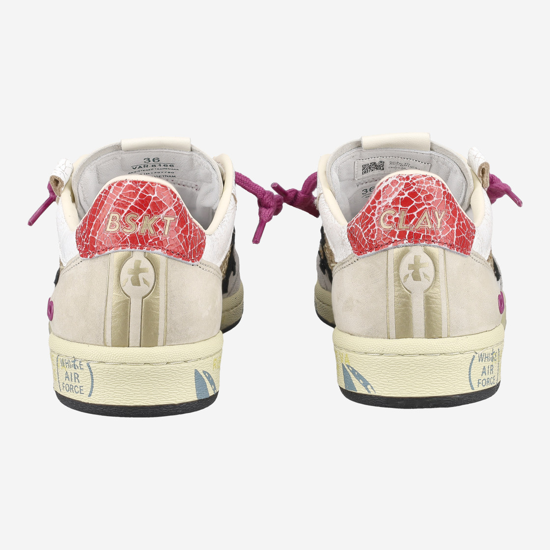 Premiata BSKTCLAYD - Gold - Seitenansicht