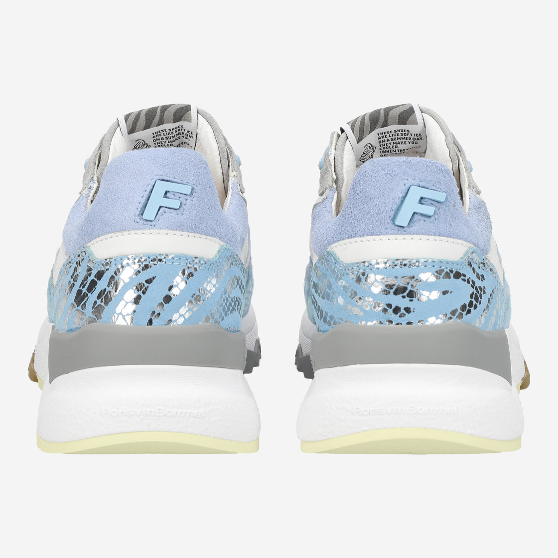 Floris van Bommel Treni - Blau, kombiniert - Seitenansicht