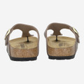 birkenstock GIZEH SYNTHETIQUE - Grau, Leo-Look - Seitenansicht