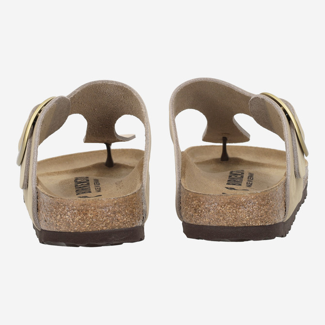 birkenstock GIZEH BIG BUCKLE - Braun / Beige - Seitenansicht