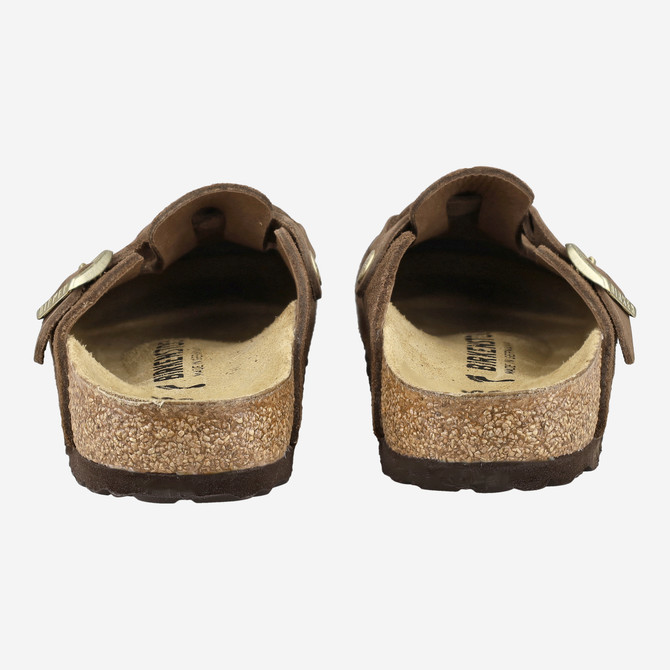 birkenstock BOSTON BRAIDED - Braun, dunkel - Seitenansicht