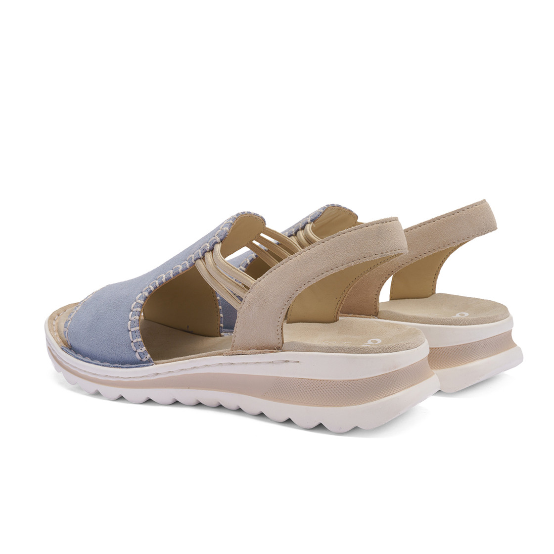 Ara TAMPA-S 2.0 - Blau, kombiniert - Seitenansicht