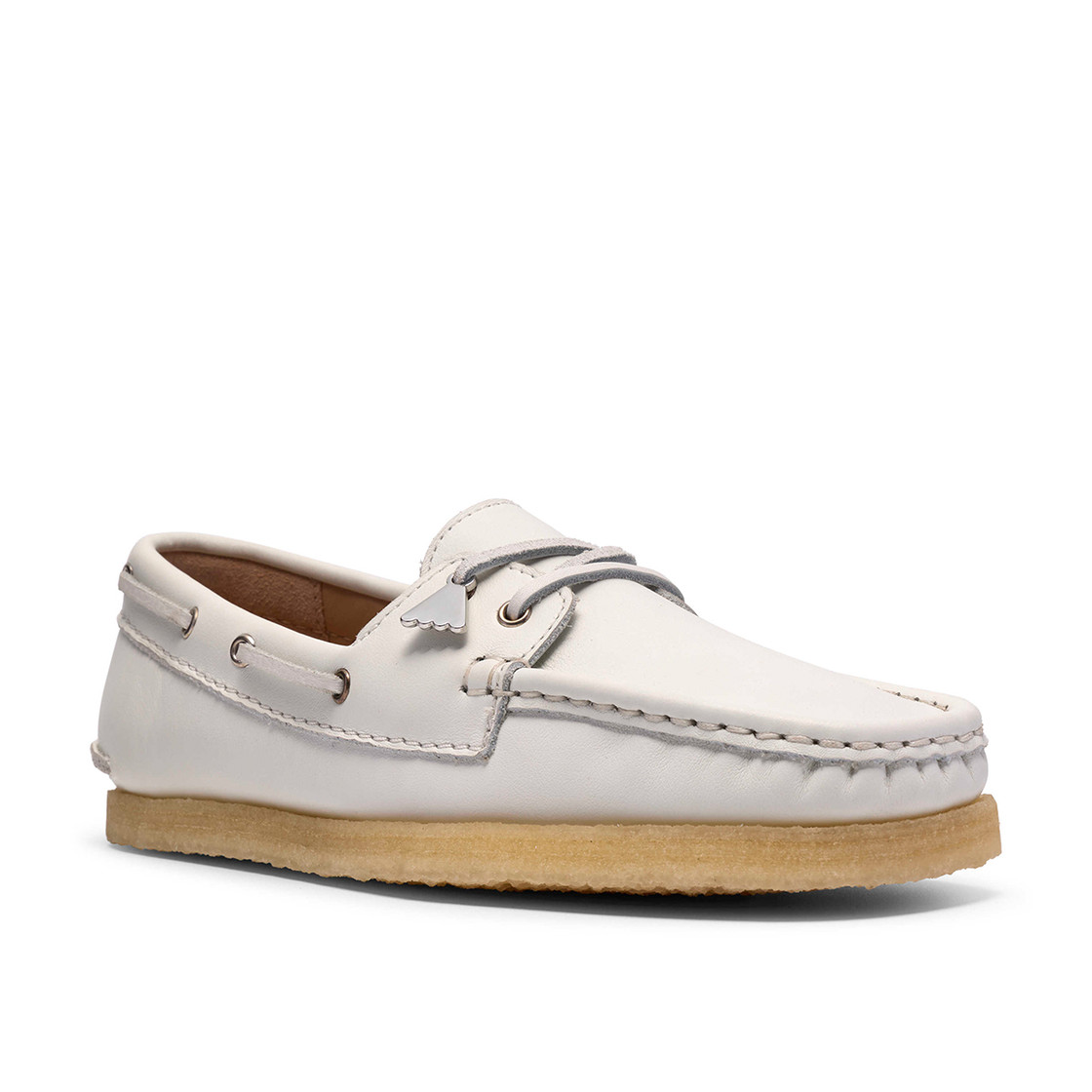 Clarks Godney Boat - Weiß