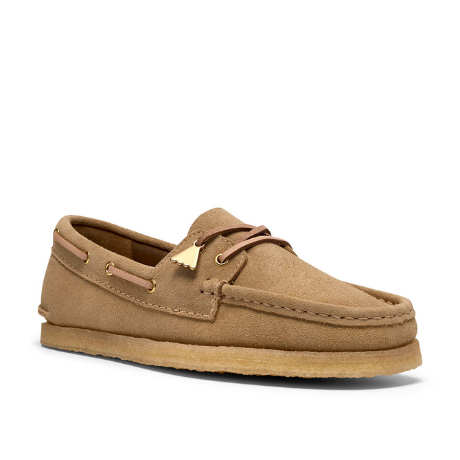 Clarks Godney Boat - Beige