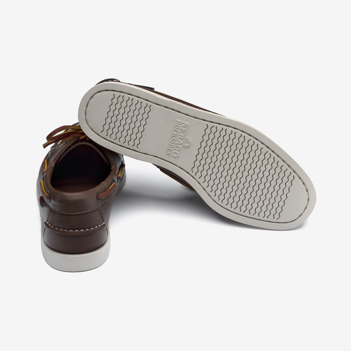 Sebago DOCKSIDES PORTLAND - Braun, dunkel - Draufsicht