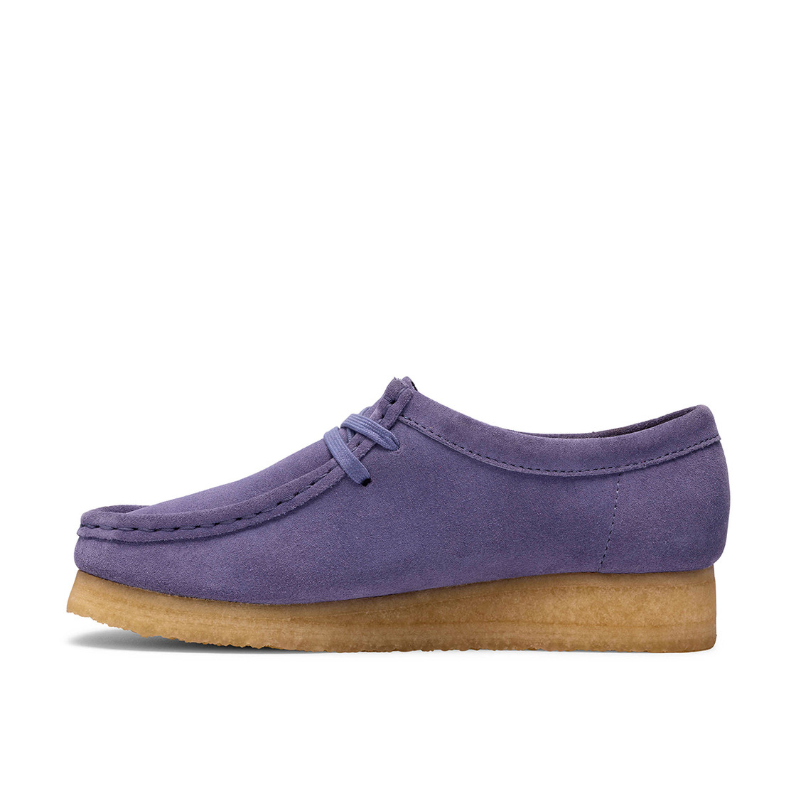 Clarks Wallabee - Lila - Draufsicht