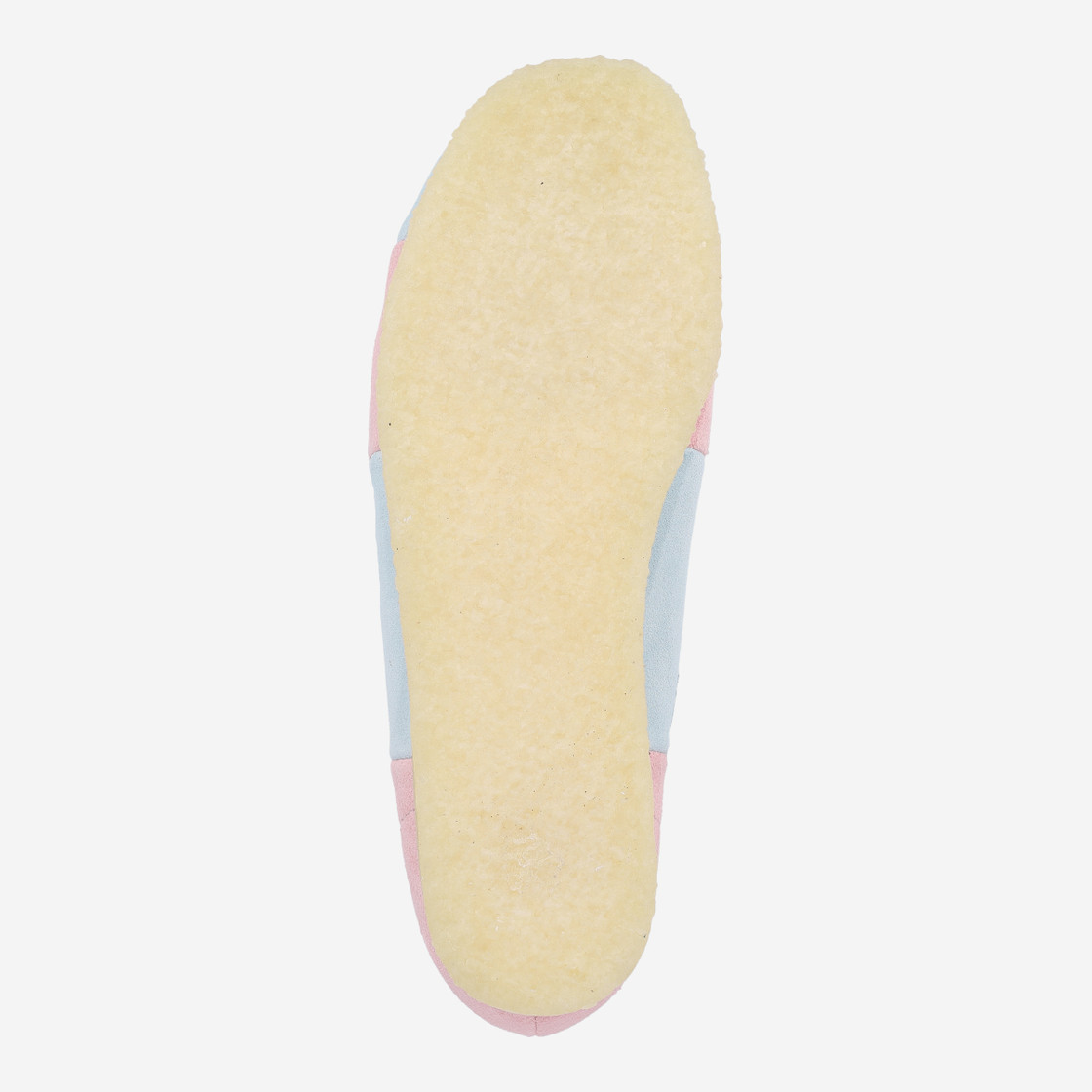 Clarks Wallabee - Blau, kombiniert - Draufsicht