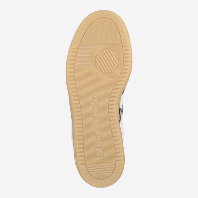 Marc O’ Polo COURT W 5AF - Weiß, Leo-Look  - Draufsicht