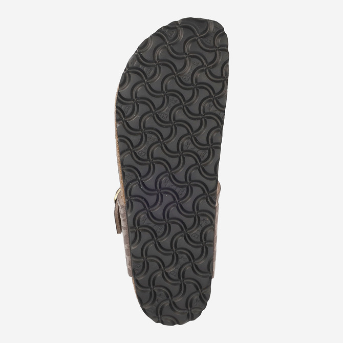 birkenstock GIZEH SYNTHETIQUE - Grau, Leo-Look - Draufsicht