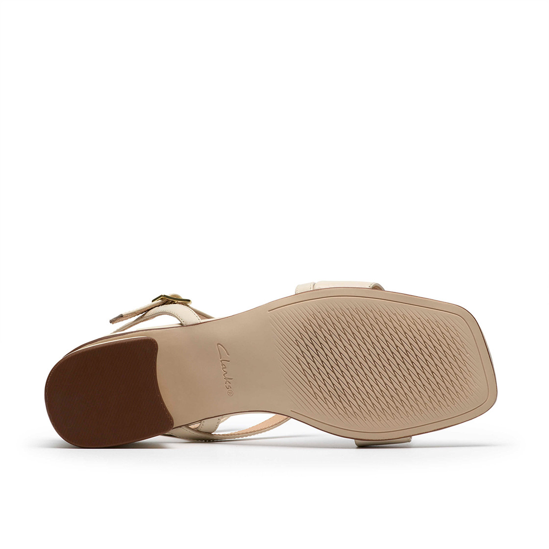 Clarks Serina35 Strap - Beige /  Creme - Draufsicht