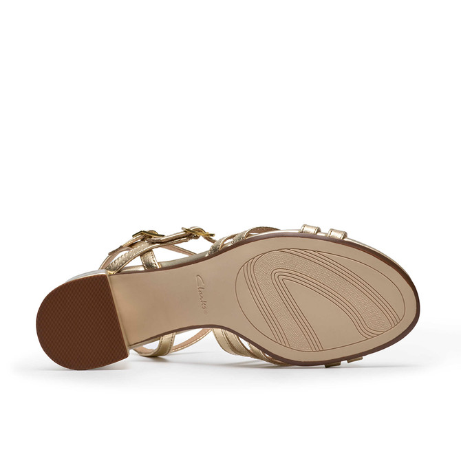 Clarks Ezoria Strap - Gold - Draufsicht