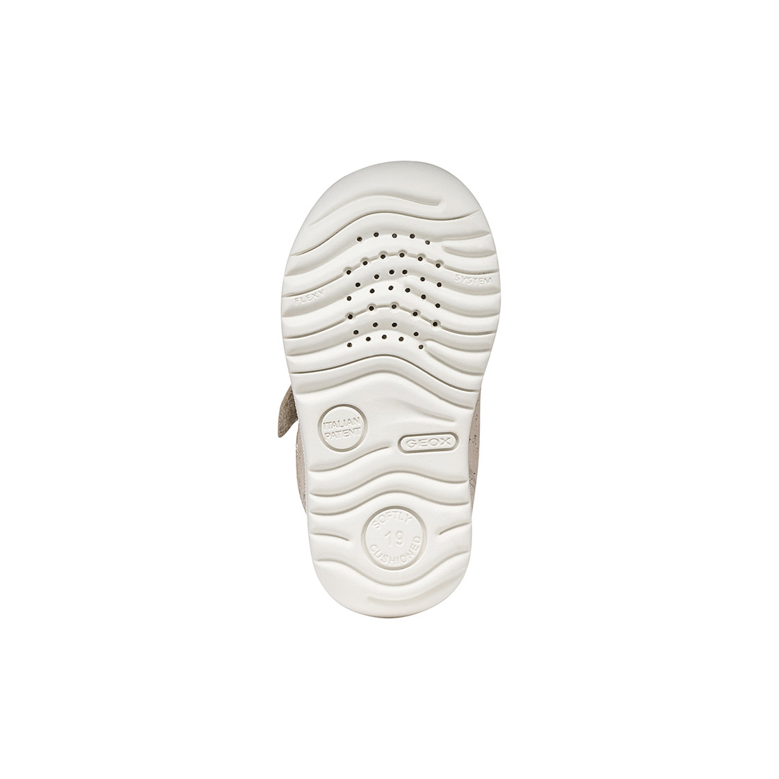 Geox MACCHIA - Beige, metallik - Draufsicht