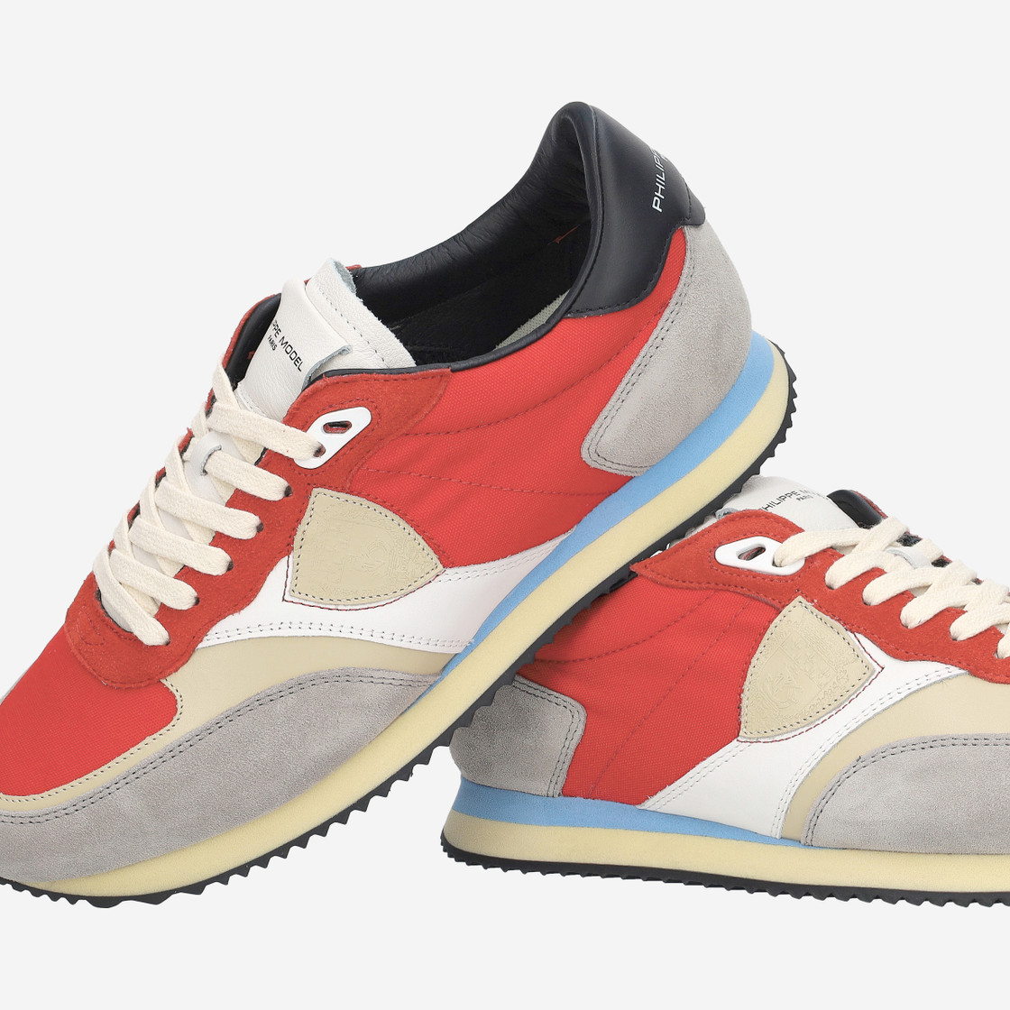 Philippe Model BLVILLE LOW - Rot, kombiniert - Sonderbild