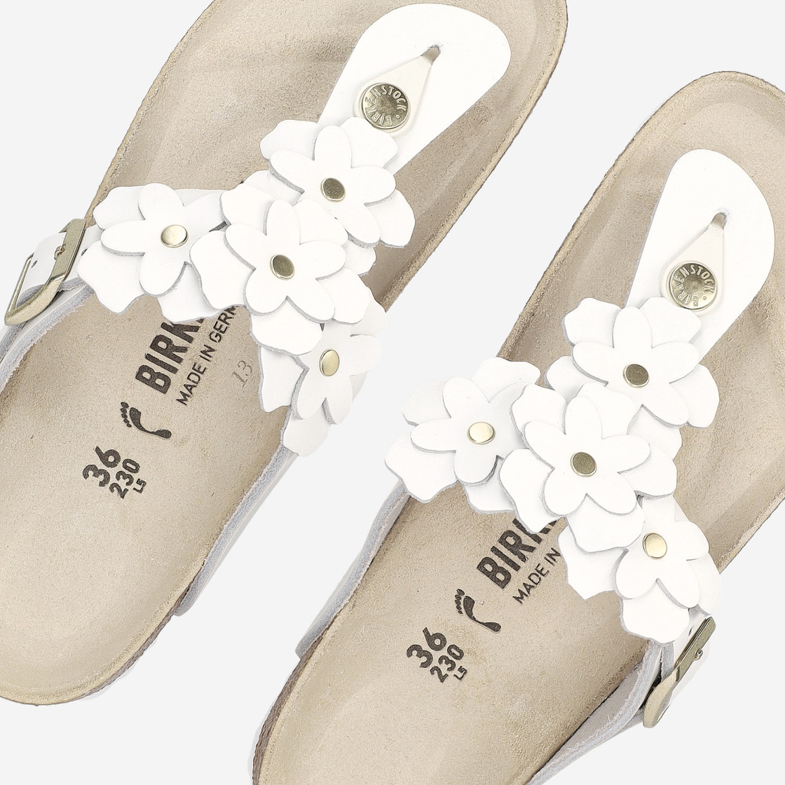 birkenstock GIZEH FLOWER - Weiß (Creme) - Sonderbild