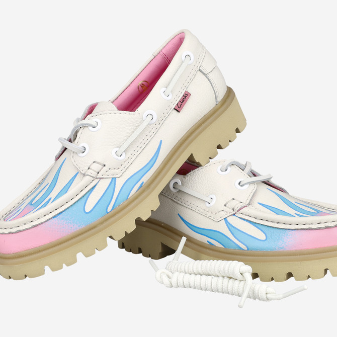 Clarks Cleyhill Fire x Bisous - Weiß,kombiniert - Sonderbild