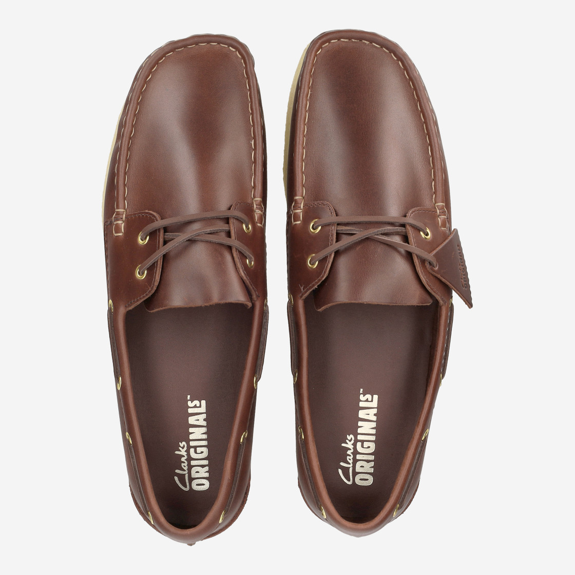 Clarks Godney Boat - Braun - Sohle