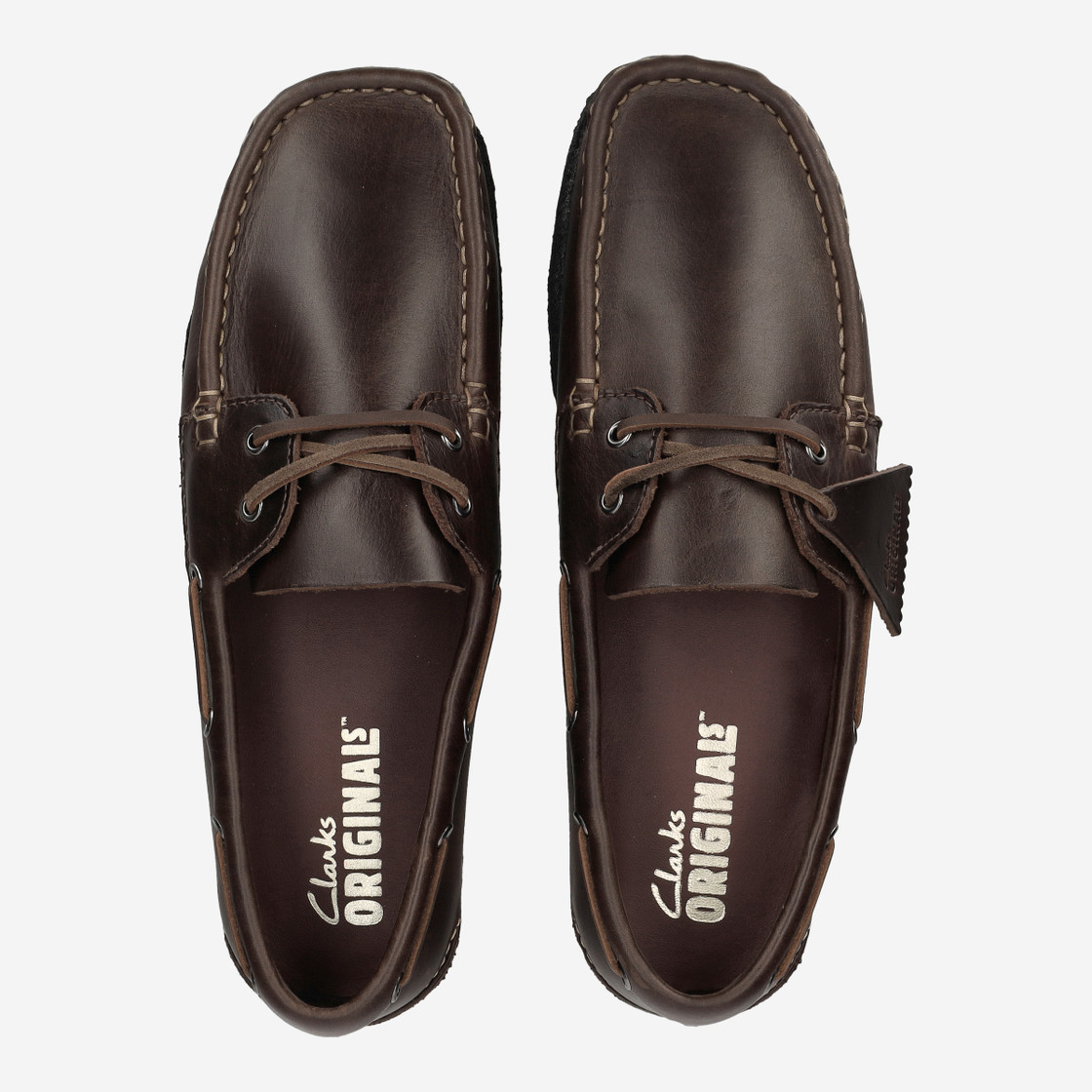 Clarks Godney Boat - Braun, dunkel - Sohle