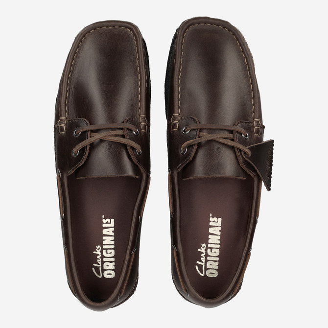 Clarks Godney Boat - Braun, dunkel - Sohle