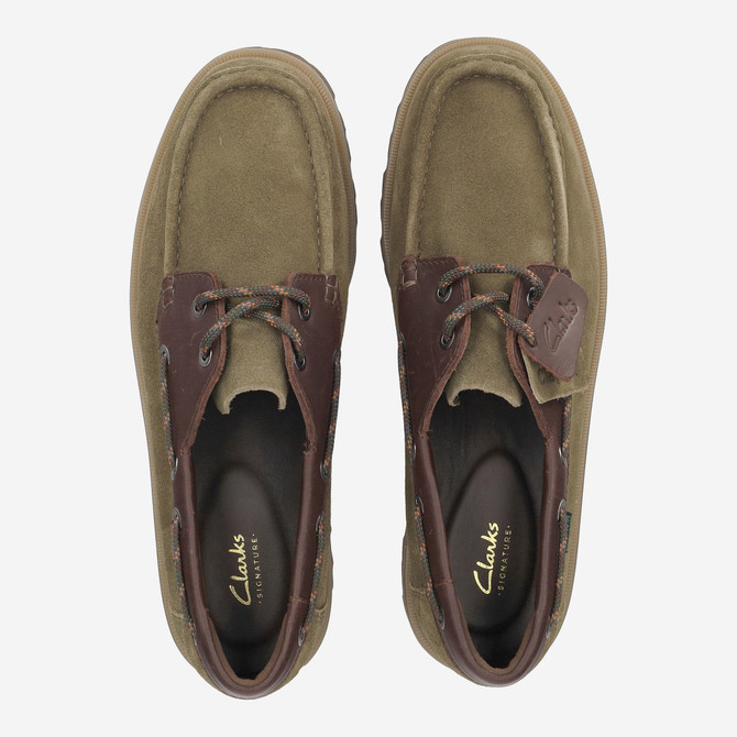 Clarks Cleyhill Boat - Grün - Sohle