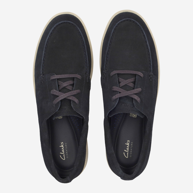 Clarks Lockford Boat - Blau - Sohle