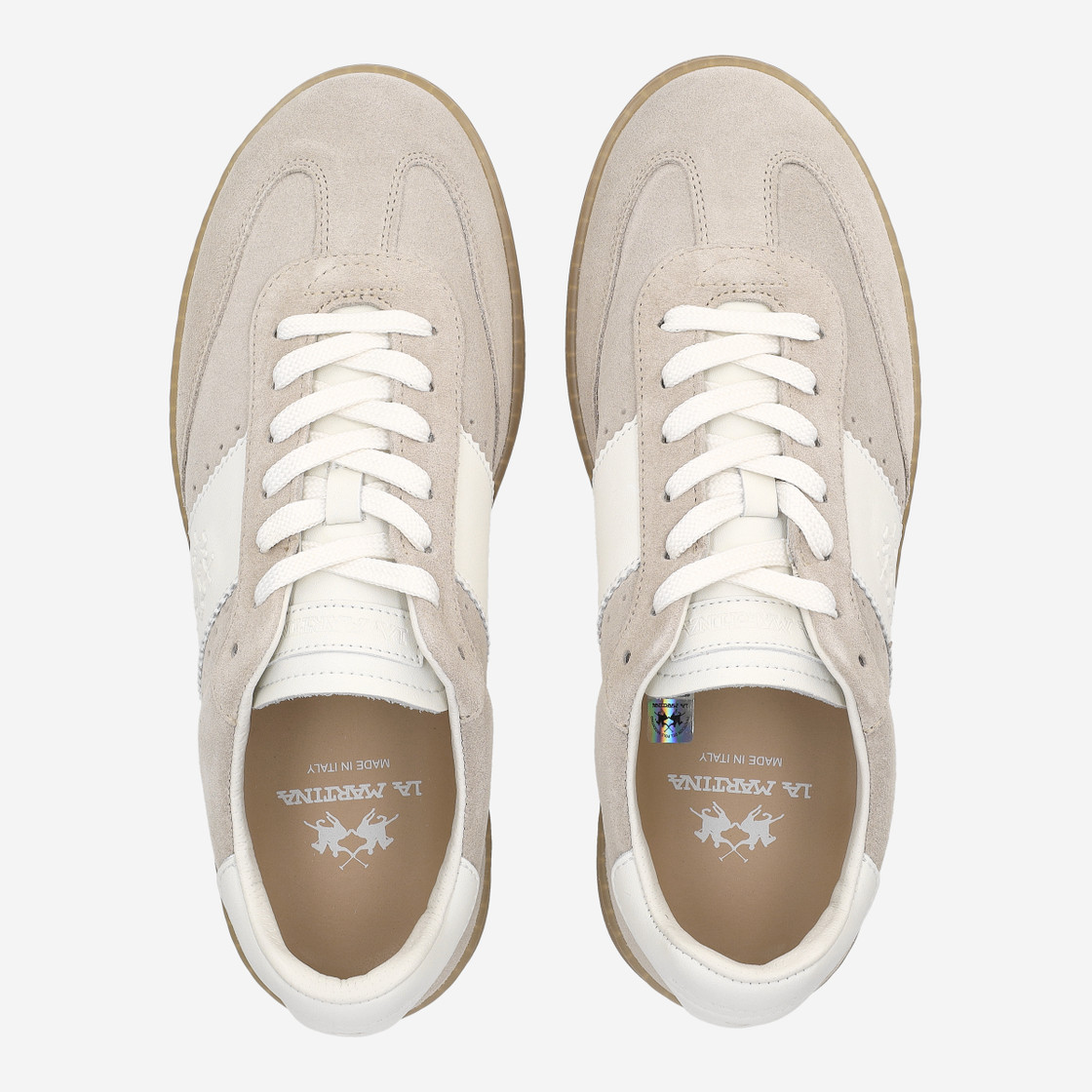 La Martina SCARPA UOMO - Beige kombiniert - Sohle