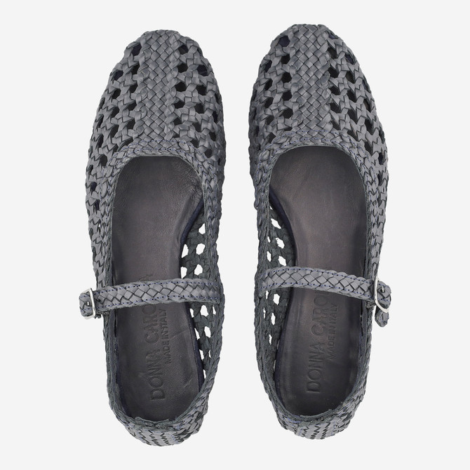 Donna Carolina CLARA BRAID STRAP - Blau - Sohle