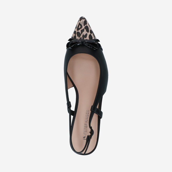  79609 - Schwarz / Leo-Look - Sohle