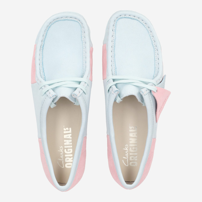 Clarks Wallabee - Blau, kombiniert - Sohle