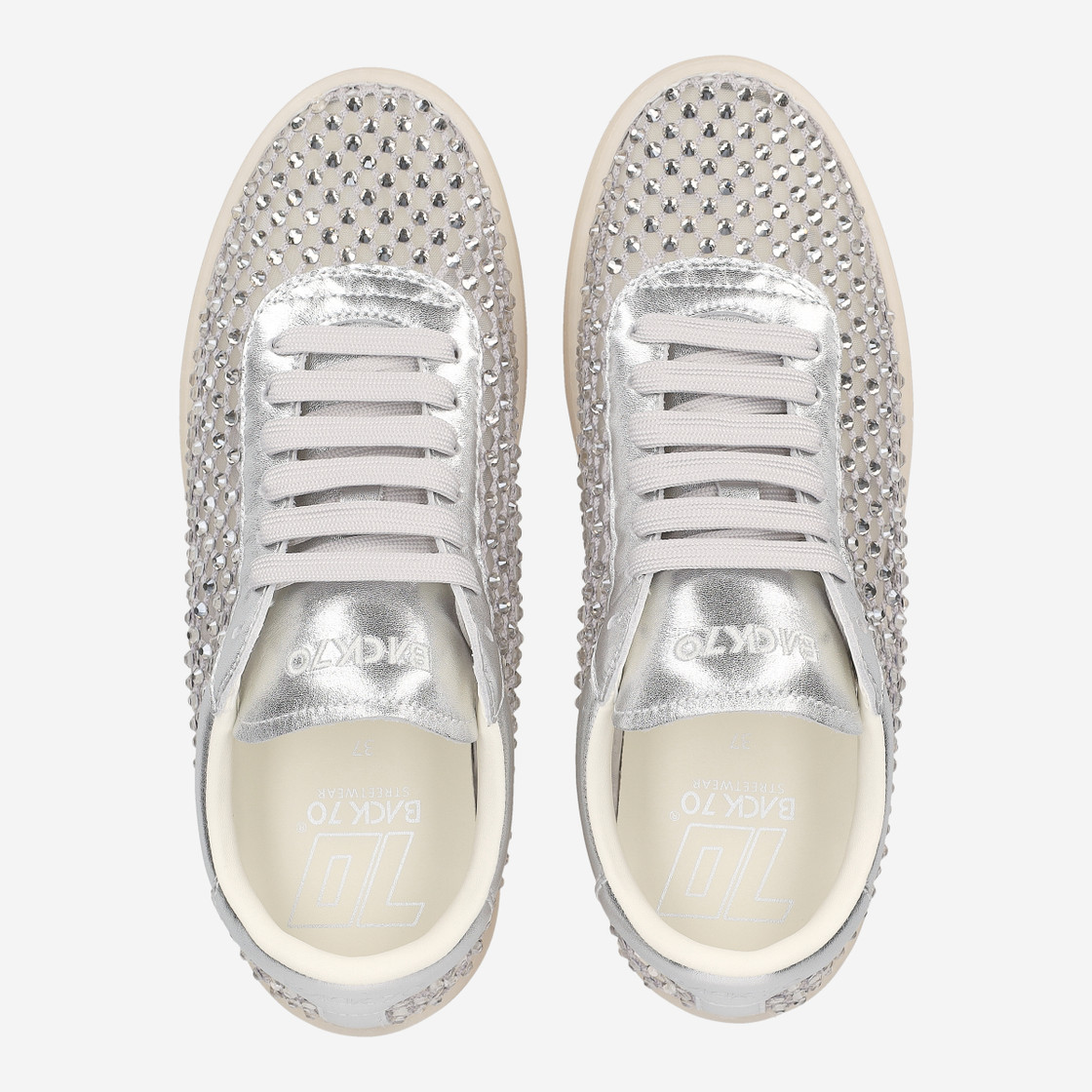 BACK 70 STRASS BIG SMART - Silber - Sohle
