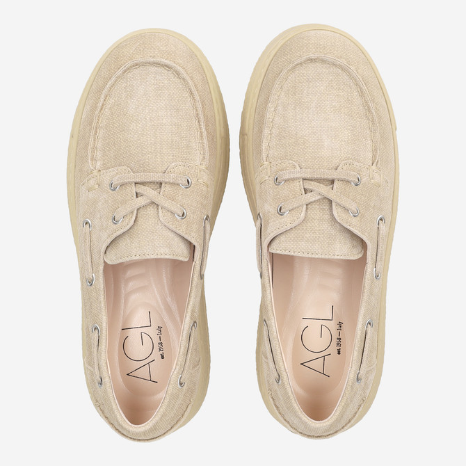 Attilio Giusti GIULY BOAT - Braun / Beige - Sohle