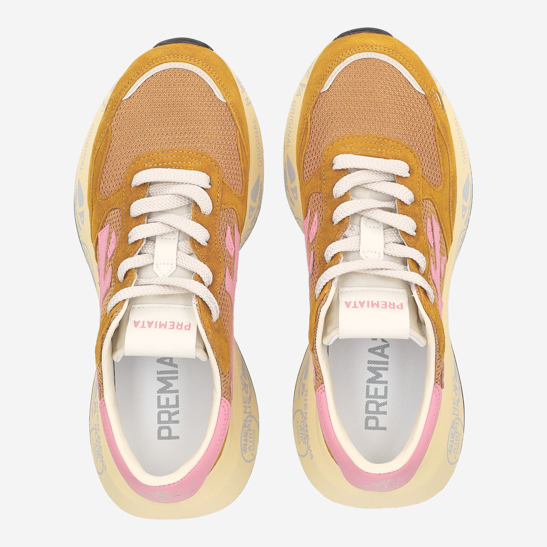 Premiata LAURYN - Gelb - Sohle