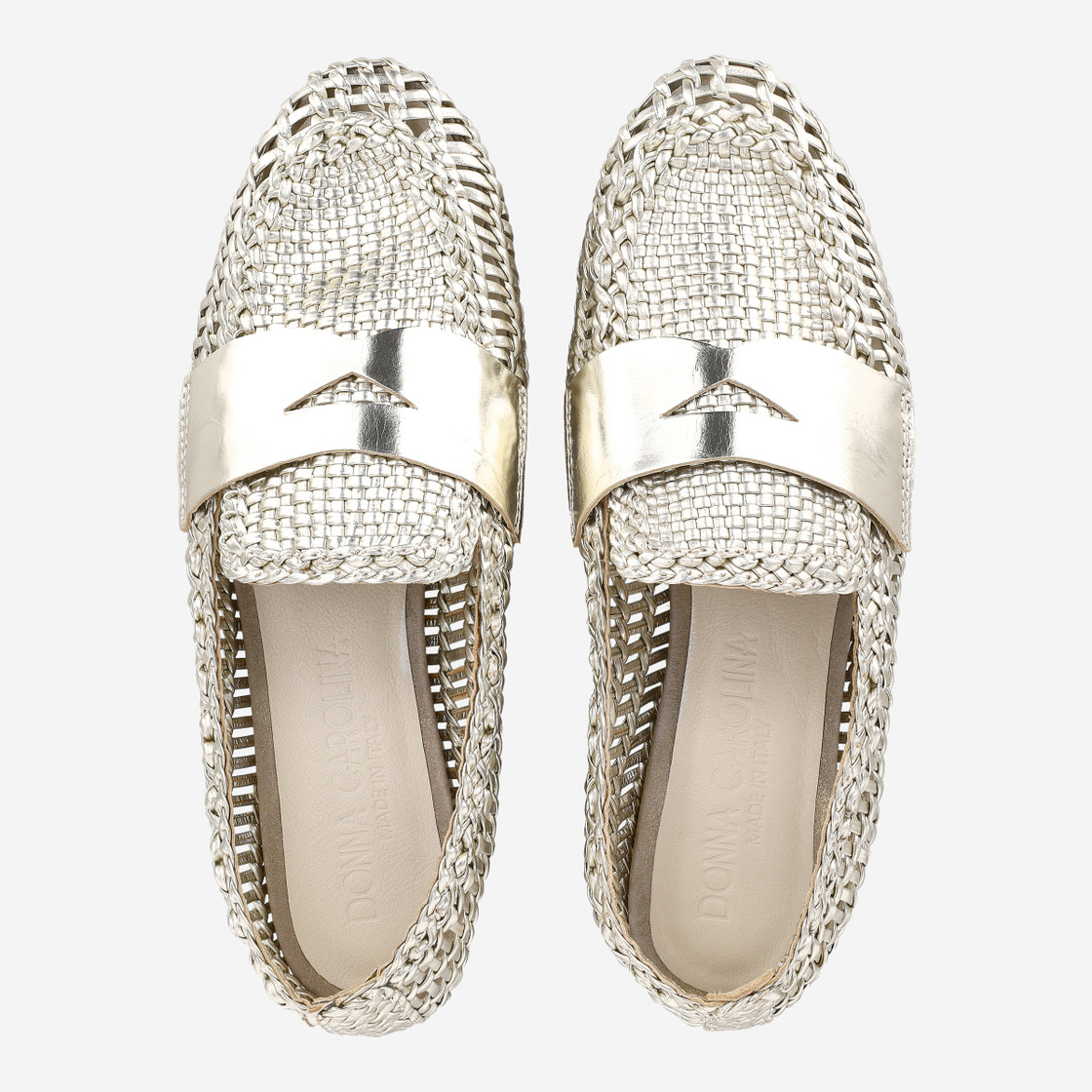 Donna Carolina CAPRI BRAID - Gold - Sohle