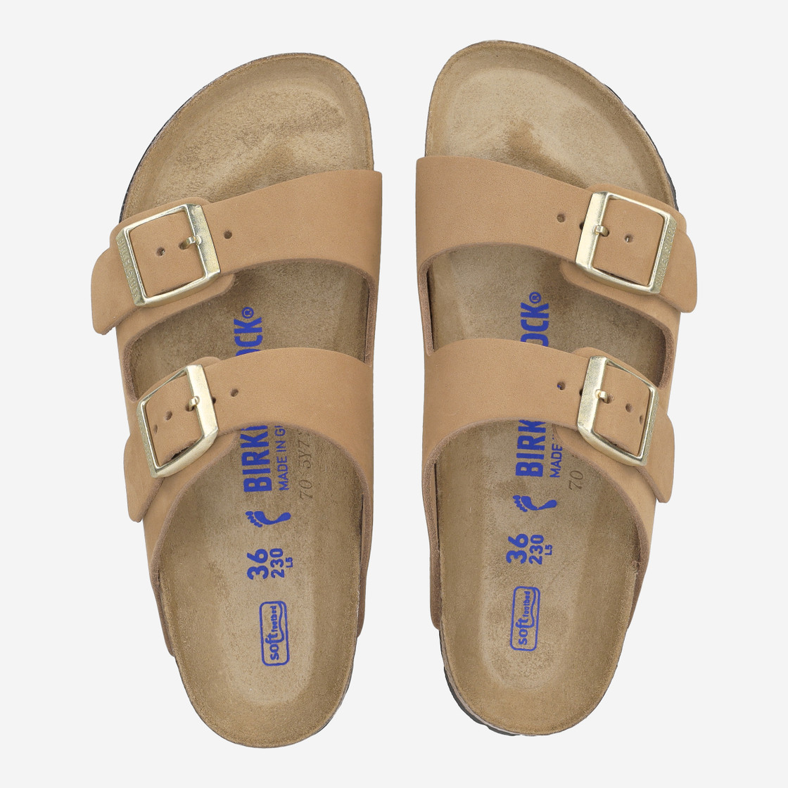 birkenstock ARIZONA SOFT FOOTBED - Braun - Sohle