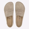 birkenstock NAPLES WRAPPED SUEDE - Beige - Sohle