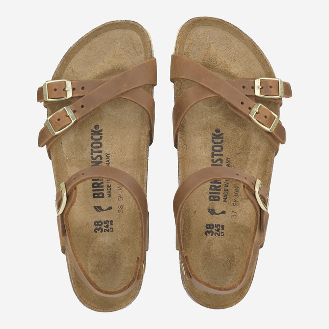 birkenstock KUMBA NATURAL LEATHER - Braun - Sohle