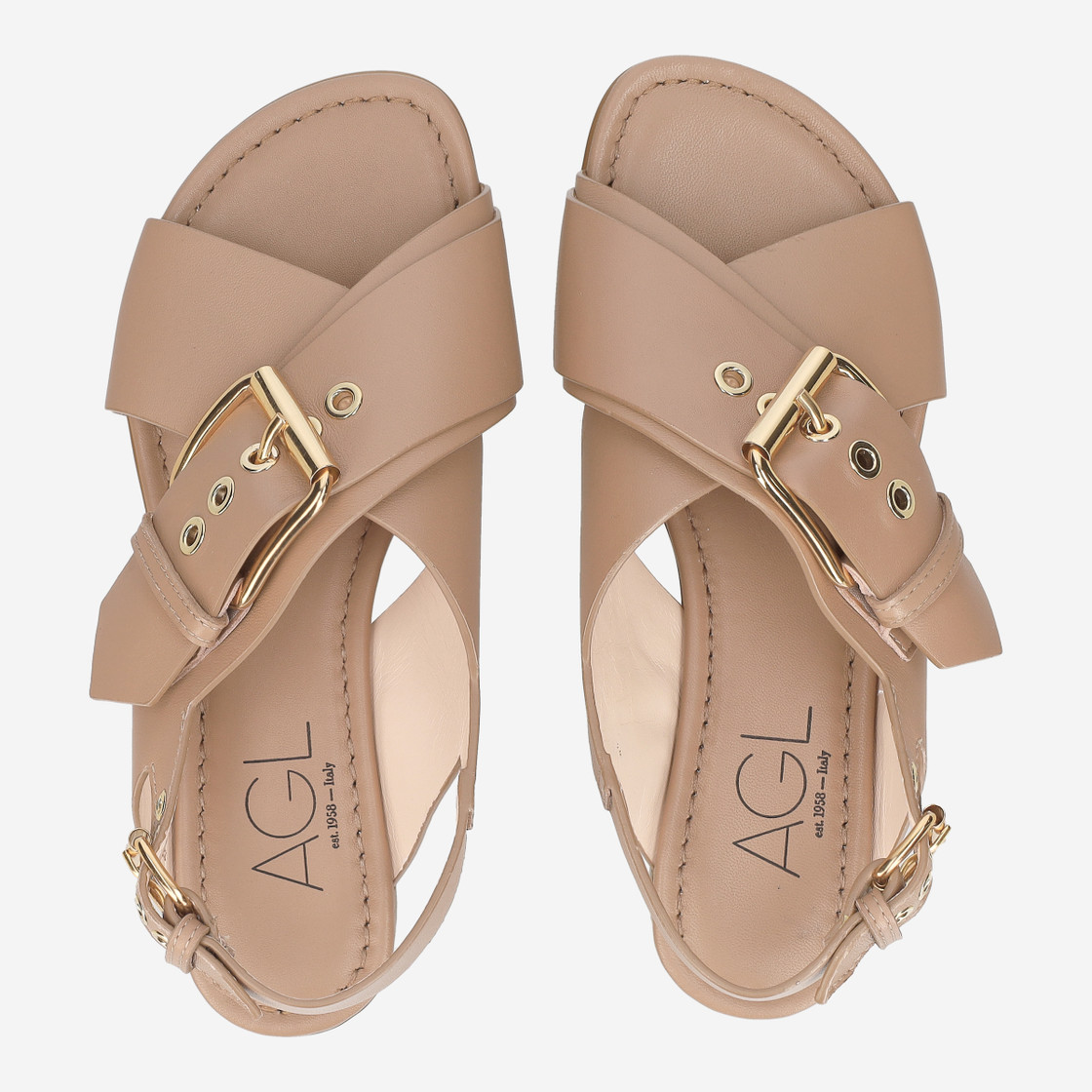 Attilio Giusti SUMMER CRISS CROSS - Braun - Sohle