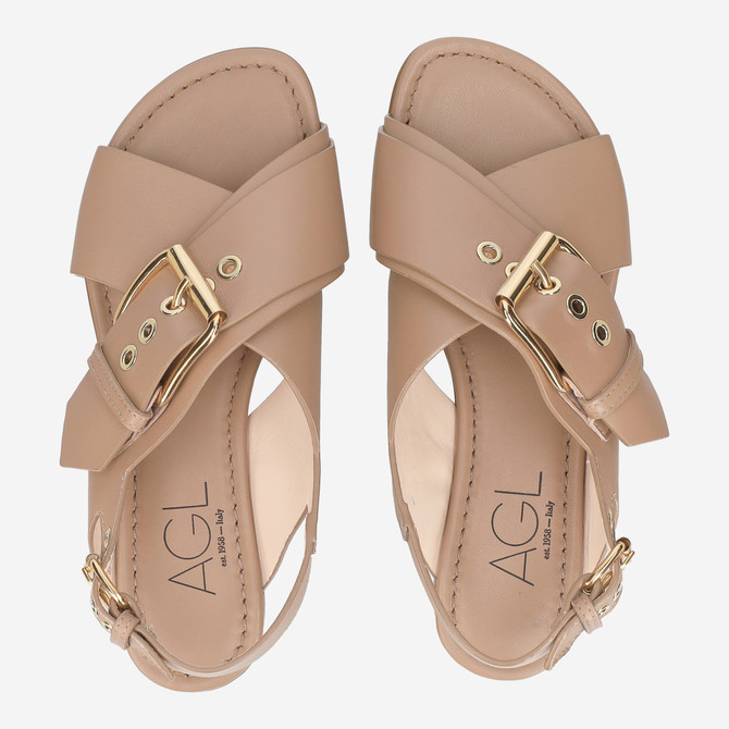 Attilio Giusti SUMMER CRISS CROSS - Braun - Sohle