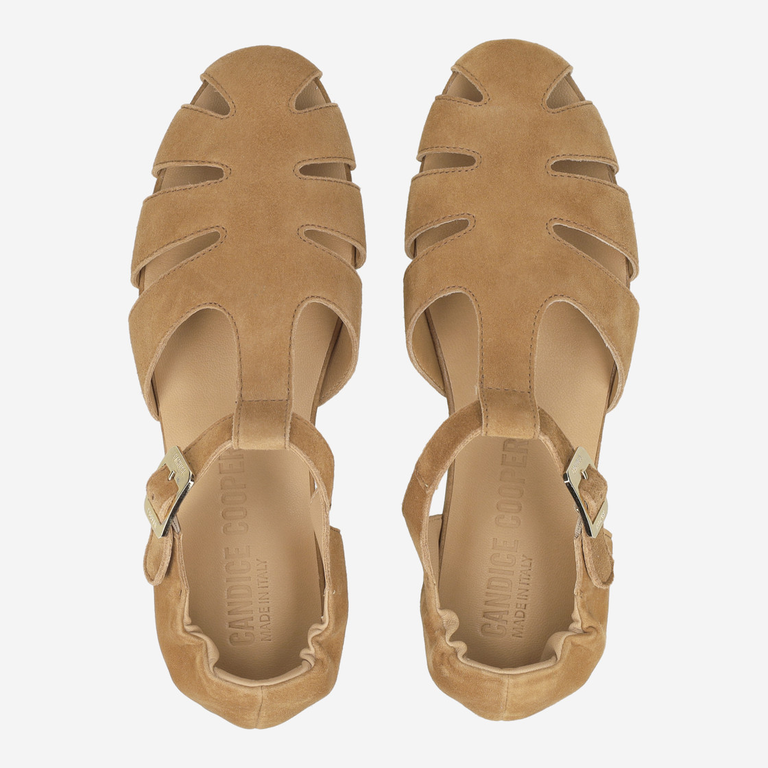 Candice Cooper DANDY T-BAR - Braun - Sohle