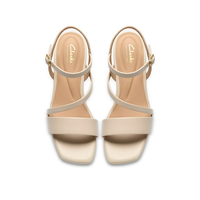 Clarks Serina35 Strap - Beige /  Creme - Sohle