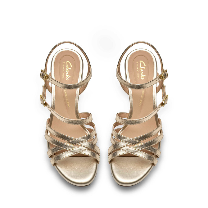 Clarks Ezoria Strap - Gold - Sohle