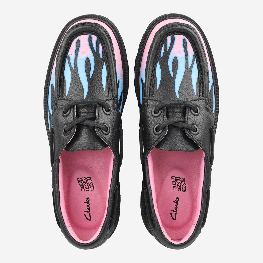 Clarks Cleyhill Fire x Bisous - Schwarz, kombiniert - Sohle