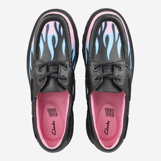 Clarks Cleyhill Fire x Bisous - Schwarz, kombiniert - Sohle