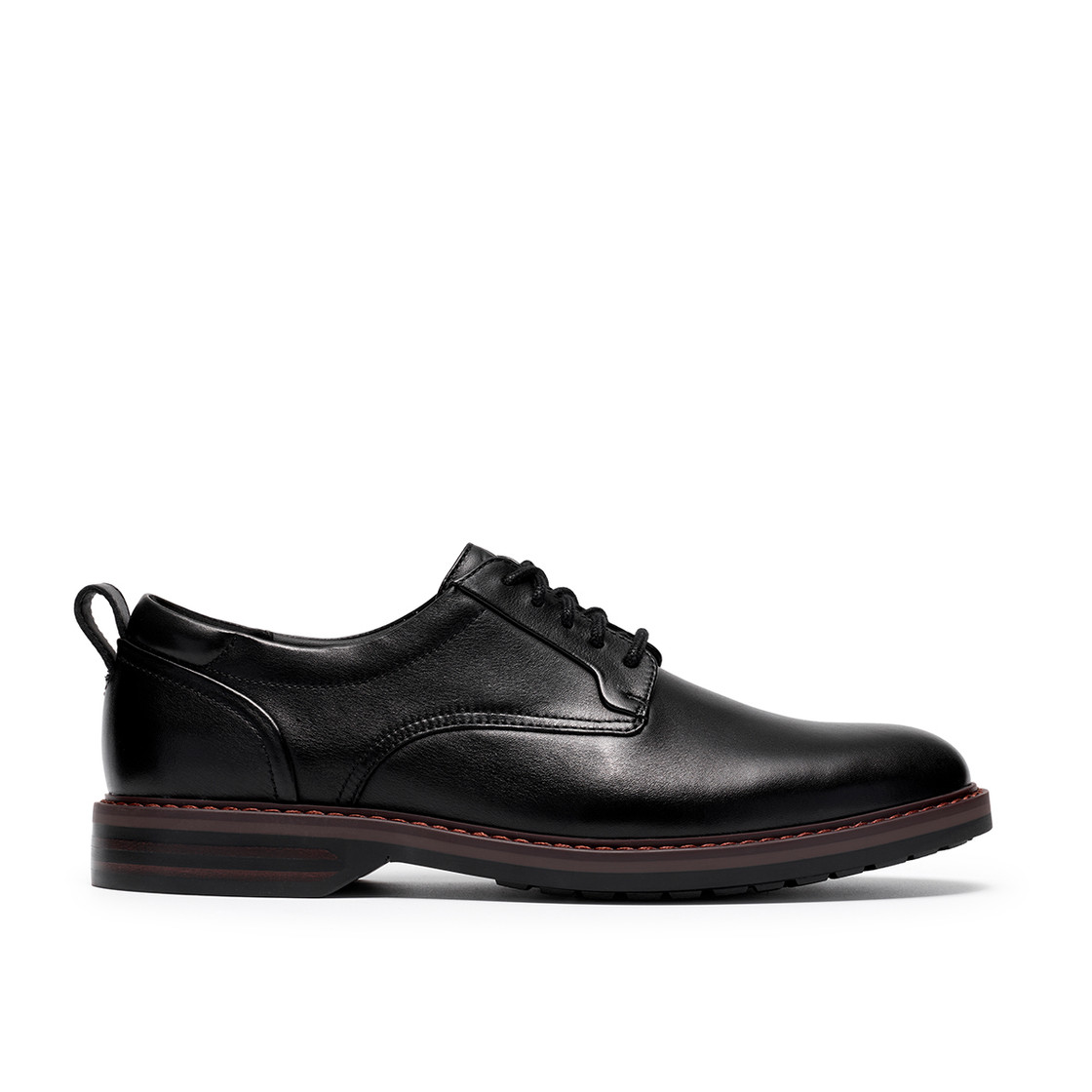 Clarks Aldwin2 Derby - Schwarz - Rückansicht