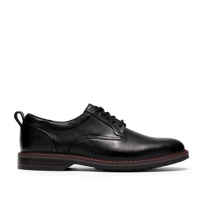 Clarks Aldwin2 Derby - Schwarz - Rückansicht